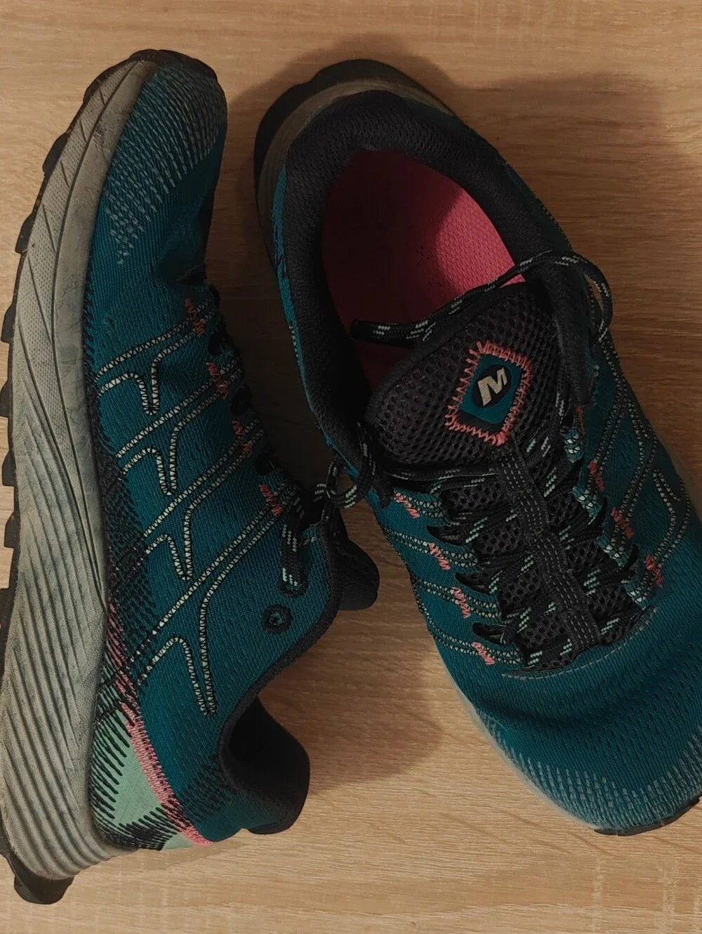 Merrell Moab Flight Women’s 7.5 Trail Running Shoes Lightweight Comfort